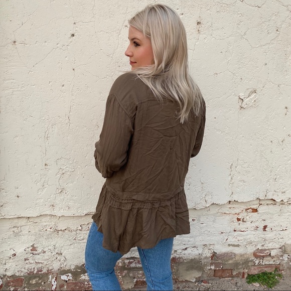 KORI America Army Green Jacket Trendy - Picture 6 of 7